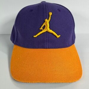 Jordan Jumpman Strapback Hat Purple Orange One Size Fits All Cotton
